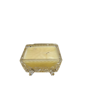 
                  
                    Beeswax Candle in Crystal Glass and Porcelain
                  
                