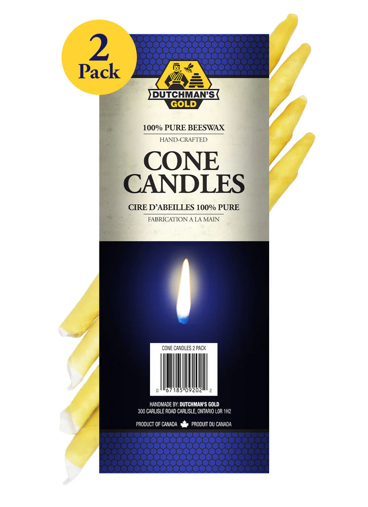 Beeswax Cone Candles