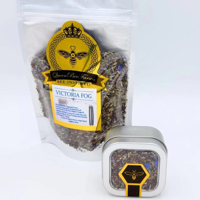 VICTORIA FOG Honeybush Herbal Tea with Vanilla, Bergamot, Lavender & Mint
