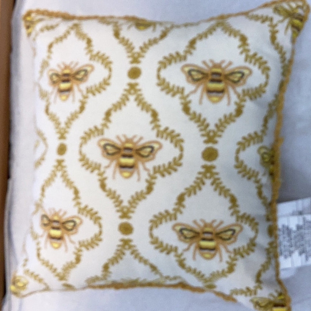 Pillow - Bee and Hive design