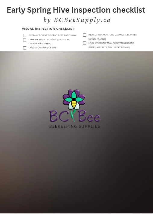 Hive Inspection Checklist – Seasonal Beekeeping Guide (PDF Download)