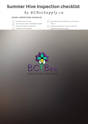 
                  
                    Hive Inspection Checklist – Seasonal Beekeeping Guide (PDF Download)
                  
                