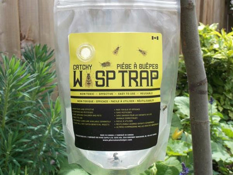 Wasp Trap Hanging Bag with specialized bait