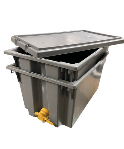 Uncapping Tub with plastic tub, filter and lid